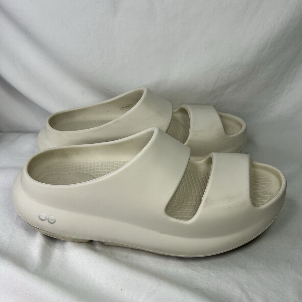 OOFOS OOyea PLUS Recovery Slide Sandals Mens 8 Womens 10 Casual *BLEMISHES